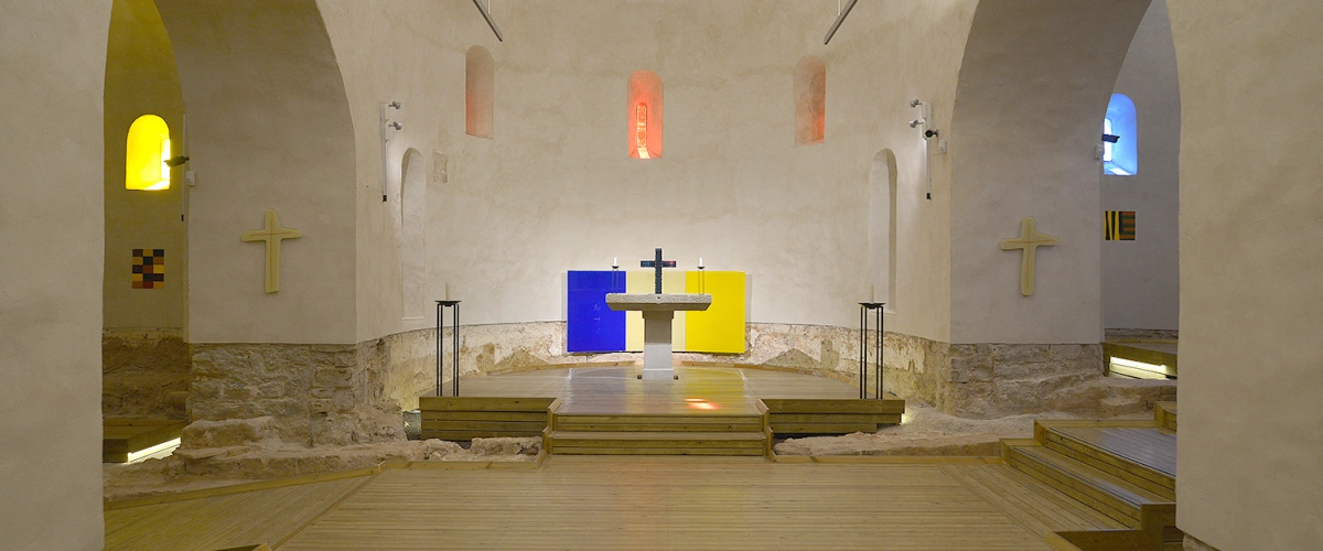 Image of Santa Cecília church of Montserrat. Sean Scully Art Space