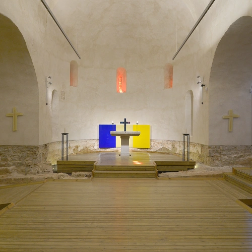 Image of Santa Cecília church of Montserrat. Sean Scully Art Space